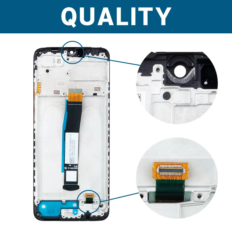Wyświetlacz dla Xiaomi Redmi 10C LCD oryginalny ekran dotykowy Digitizer 3D zastępują części LCD 220333QNY 220333QL 220333QAG 220333QBI — zdjęcie produktu 3