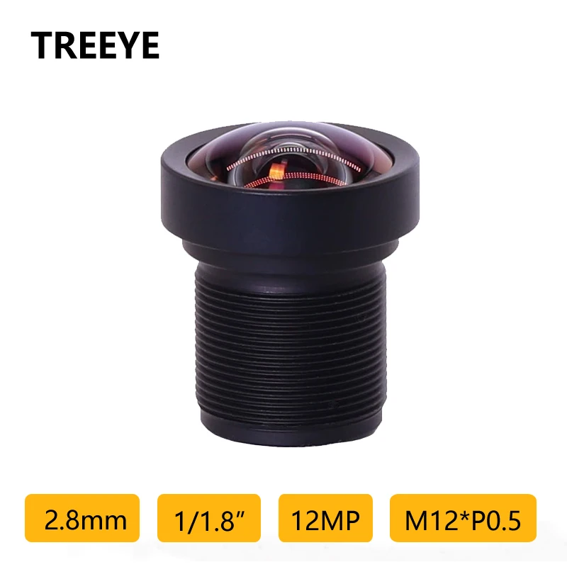 

HD 12.0Megapixel 4K 2.8mm Lens 1/1.8“ M12 CCTV Camera Lens IP Camera Video Conference Lens Aerial Drones, Sports Camera Lens