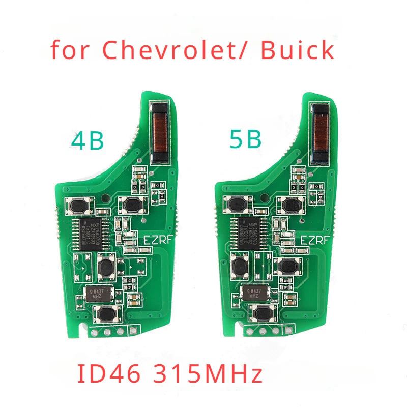 

Key PCB For Chevrolet Camaro Cruze Equinox Malibu FCC OHT01060512 ID46 315Mhz NO keyless