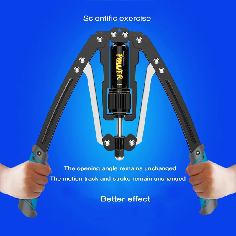 Adjustable Hydraulic Arm Strengthener, Hand Gripper Strength Device, Arm Muscle Fitness Equipment, Chest Expander for camping