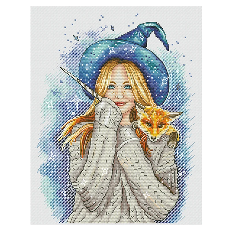 

Волшебная девочка узоры набор для вышивки крестом DIY ручная работа 11CT 14CT 16CT 18CT набор для вышивки крестом вышивка рукоделие ремесла