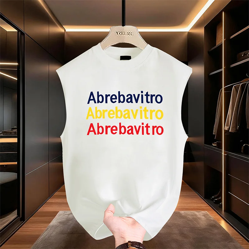 

Men's Outdoor Running Fitness Trend Vest Summer Fashion Loose and Comfortable Trend Tie Dye Printed Sports and Leisure T-shirt