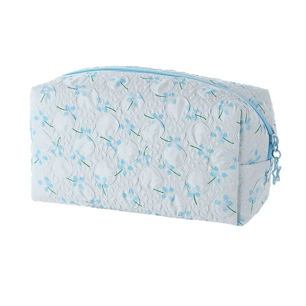 

Fashion Large-capacity Makeup Bag Portable Travel Organizer Toiletry Bag Floral Stationery Pouch