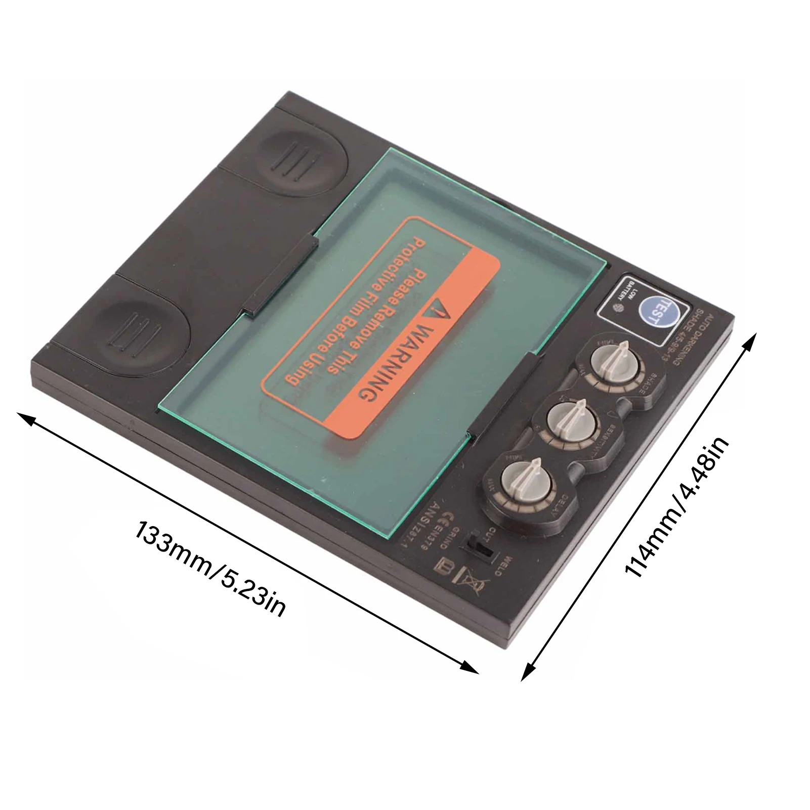 ソーラー溶接レンズ 溶接レンズ ソーラー自動LCD調光シェード 水平電源 電子工具 電子溶接工具