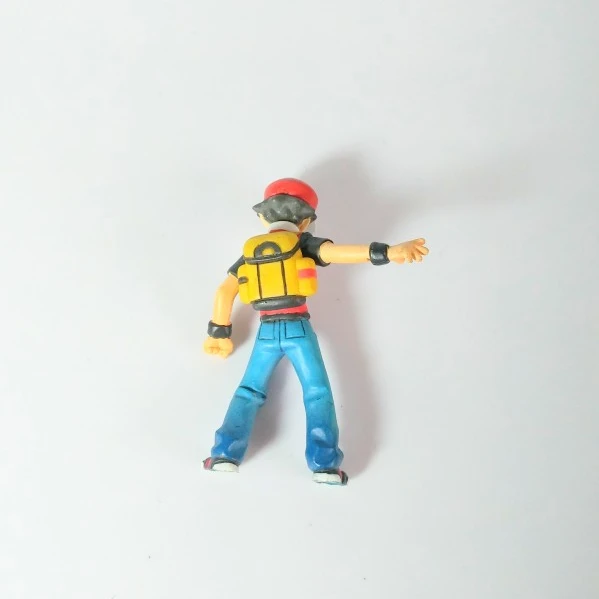 Pokemon Red Ash Ketchum Doll Model Toy Action Figure Animation Peripherals Collection Desktop Ornaments Toy for Kids Gifts