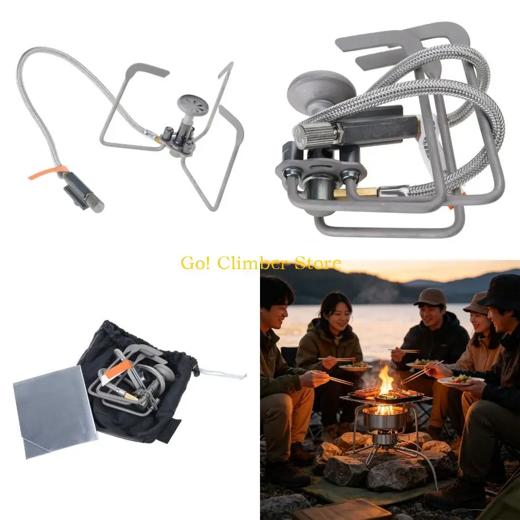 Q84C Titaniums pliant poêle à chauffage rapide léger portables Camp extérieur
