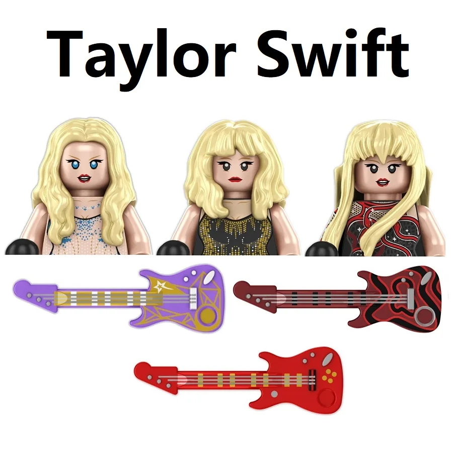 ของเล่นตุ๊กตาขยับแขนขาได้ขนาดเล็ก2024 novelties Taylor Swift บล็อกตัวต่อ