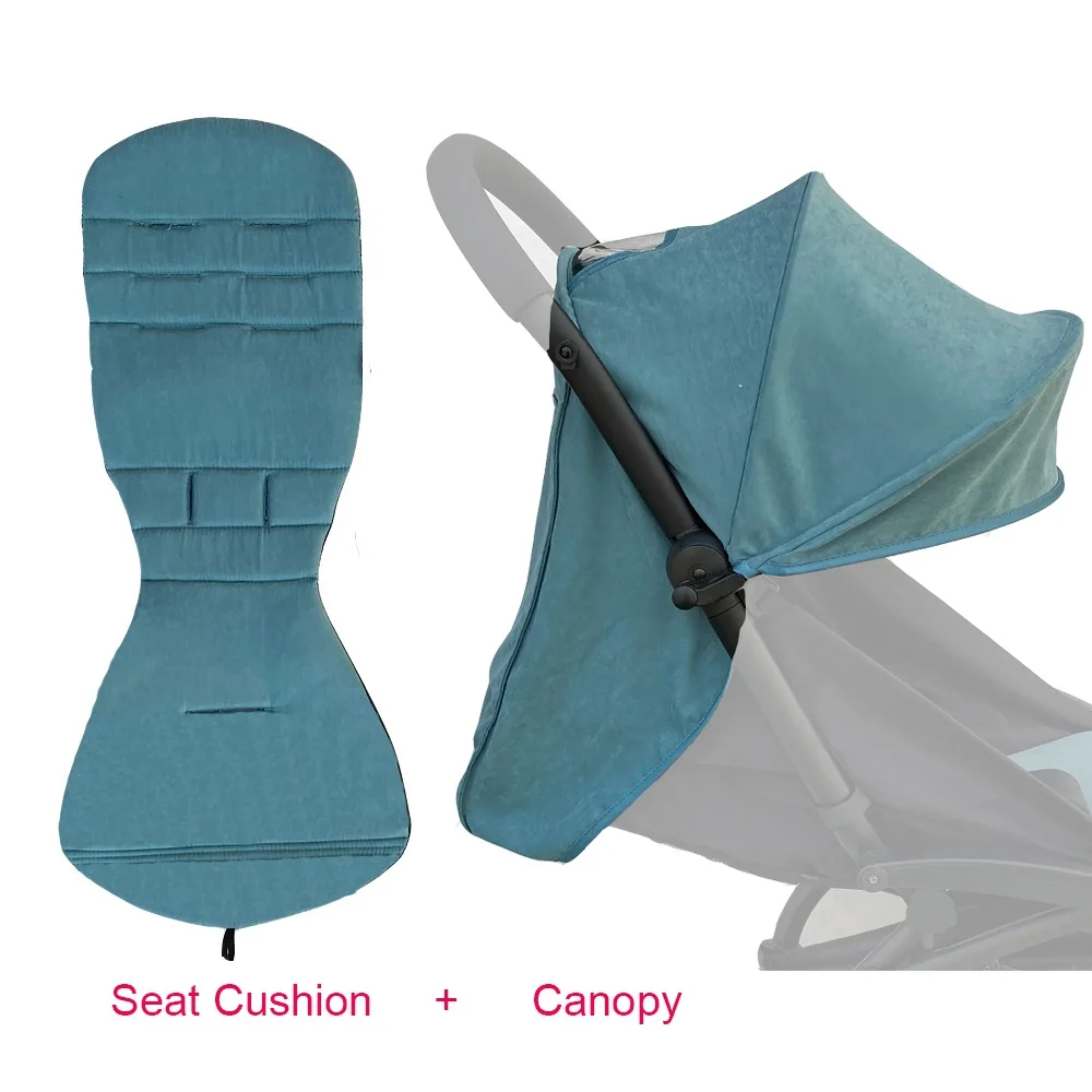 COLU KID® Baby Carriage Accessories Waterproof Sun Canopy & Replacement Seat Cushion Compatible with Babyzen YOYO YOYO2