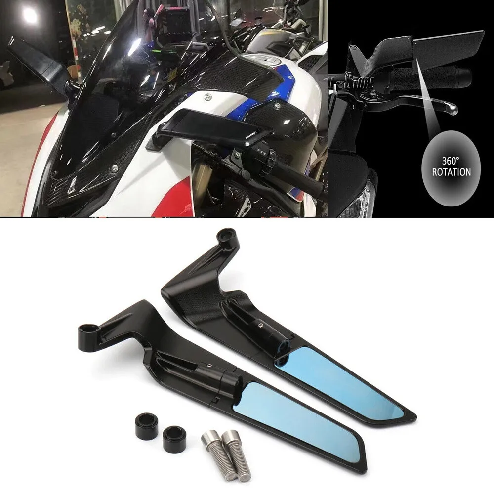 

For BMW S1000RR 2019-2023 new motorcycle CNC 180° rotatable rear view mirror