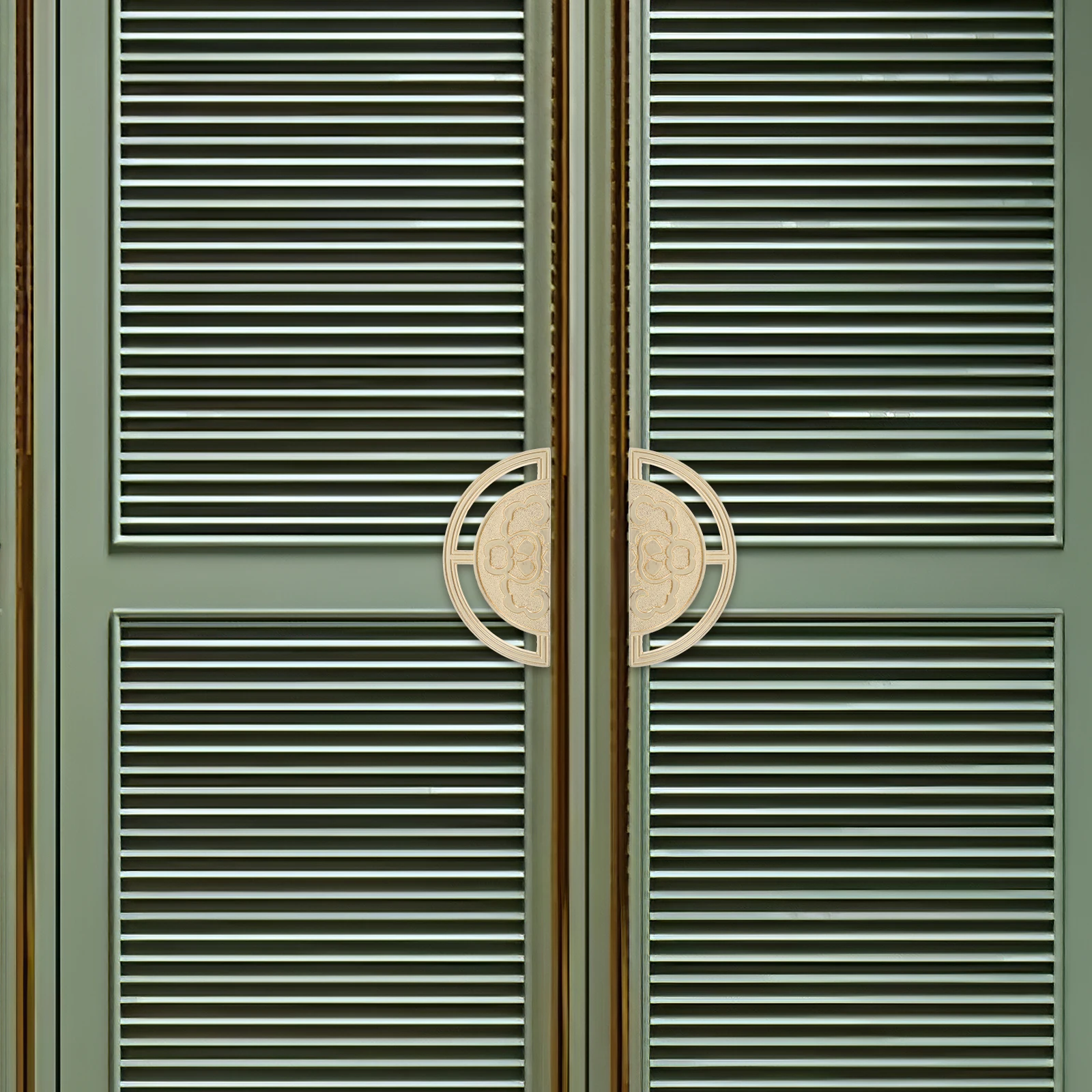 

2pcs Copper Half Round For Closet Shoe Cabinet Dresser Durable Zinc Alloy Easy Install Home Furniture Hardware Shower
