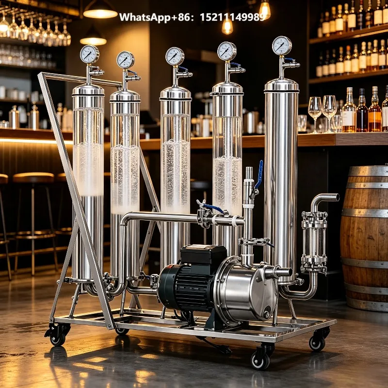 Water Treatment Filtration Machine With Self Cleaning Stainless Steel Filter for Beverage Factory