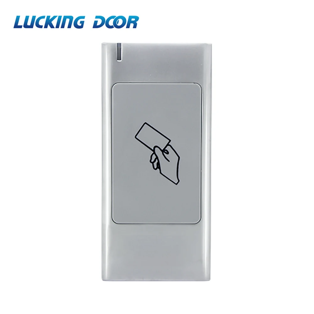 

IP66 Waterproof Metal Access Control LED Indicators Security Support 125KHz RFID EM or 13.56MHz IC Wiegand 26 34 Card Reader