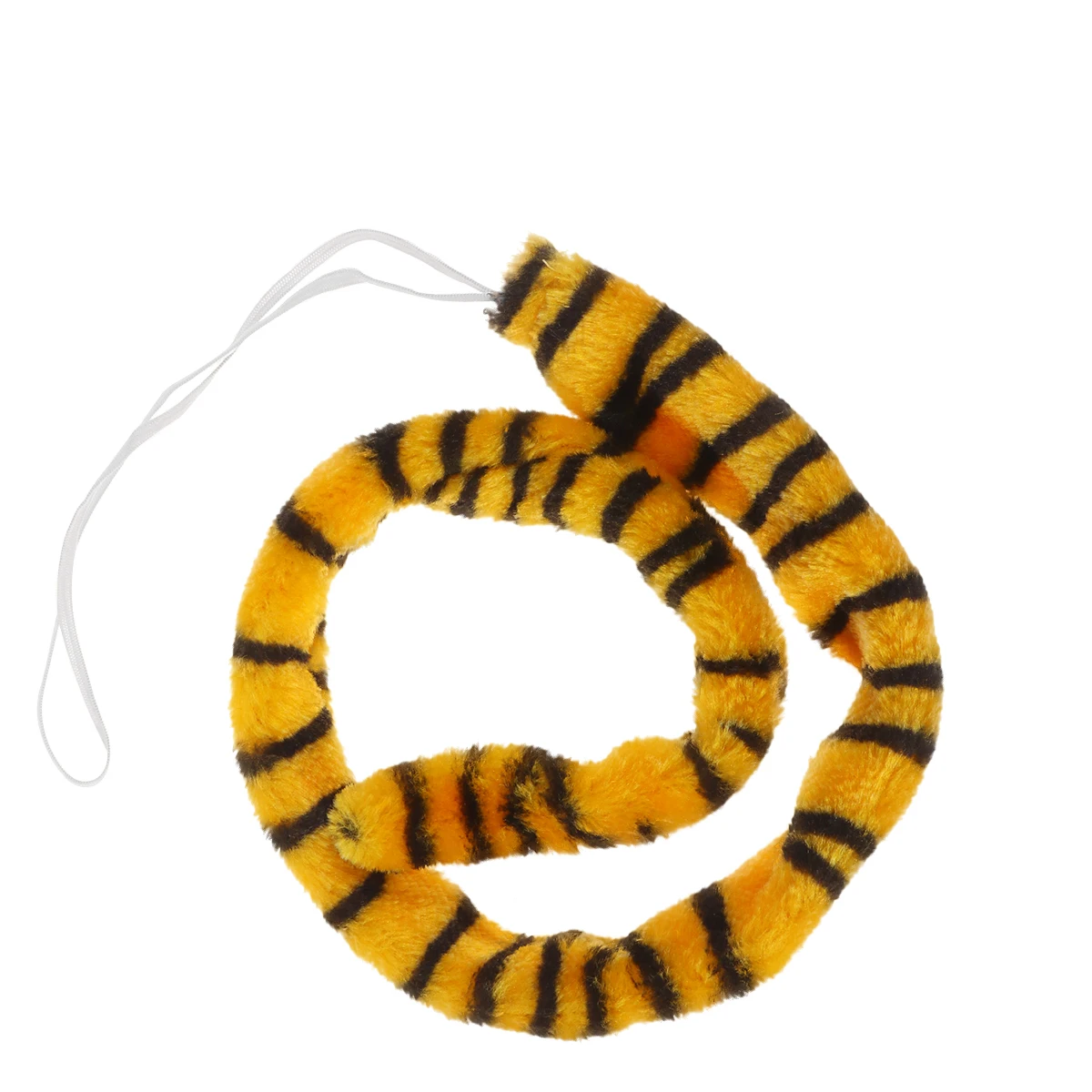 

Tiger Pattern Tail Kids Cartoon Animal Cosplay Costume Party Halloween Tiger Print Prop Durable Cloth Christmas Easter Birthday