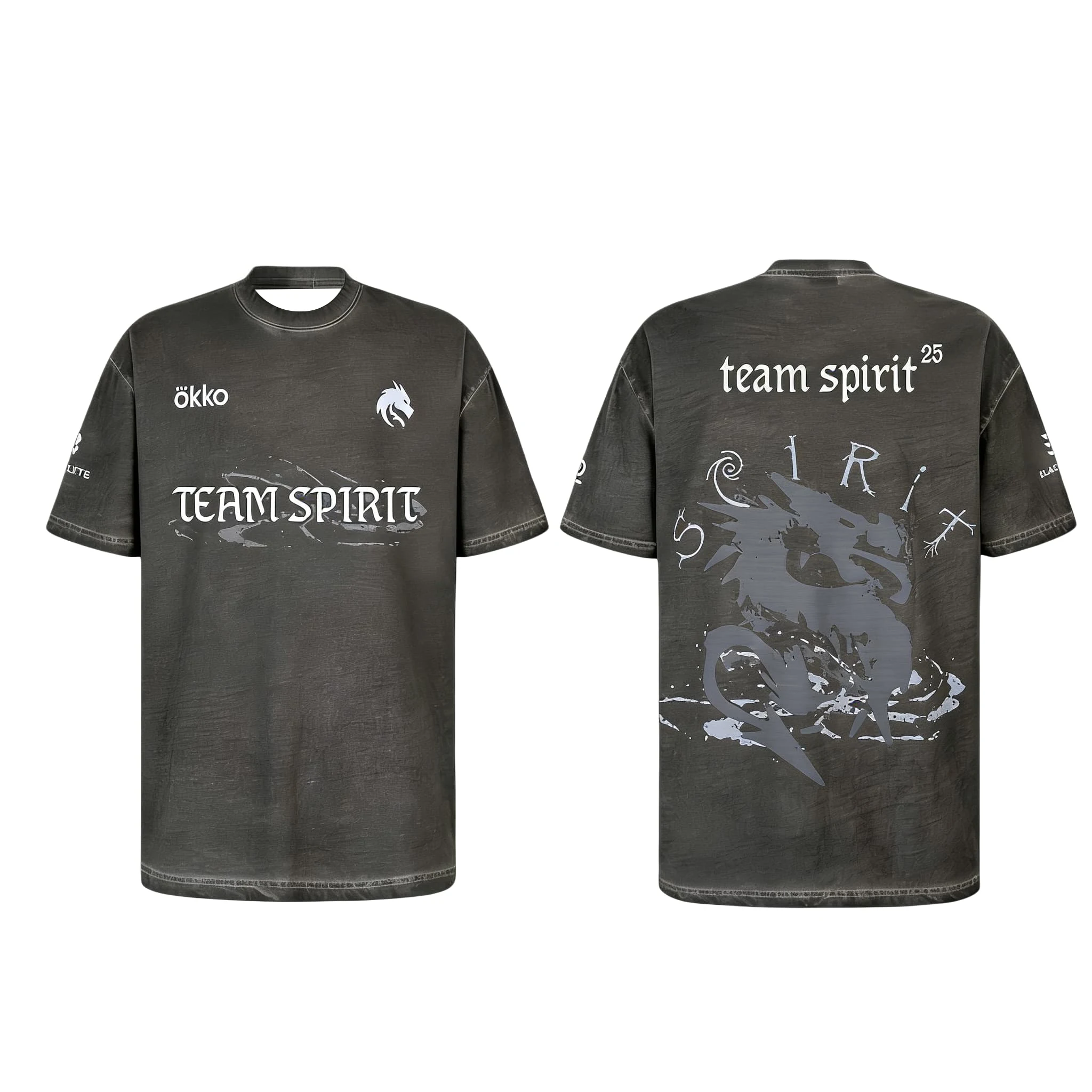 Team Spirit Pro Kits CS2 Esports Club Custom Jersey Donk Damen T-Shirt Unisex T-Shirt Kurzarm Schnelltrocknend Herren T-Shirt – Detail 8