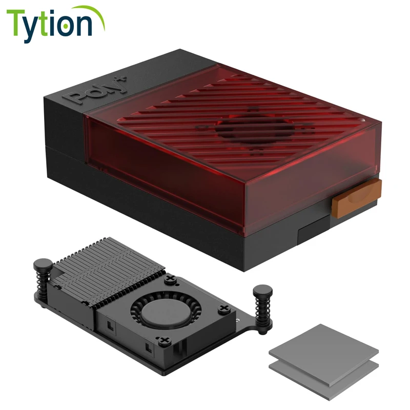 

Корпус из АБС-пластика Argon Poly+ 5 с ШИМ-регулированием скорости вентилятора для Raspberry Pi 5