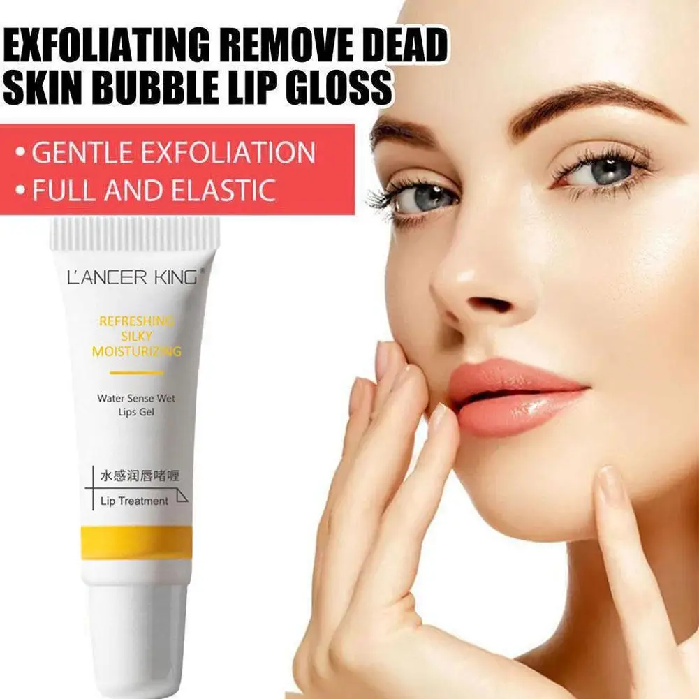 Lips Moisturizing Gel Exfoliating Remove Dead Skin Lips Lightening Smooth 8g Whitening Nourish Care Fine Lips Lines I0G6