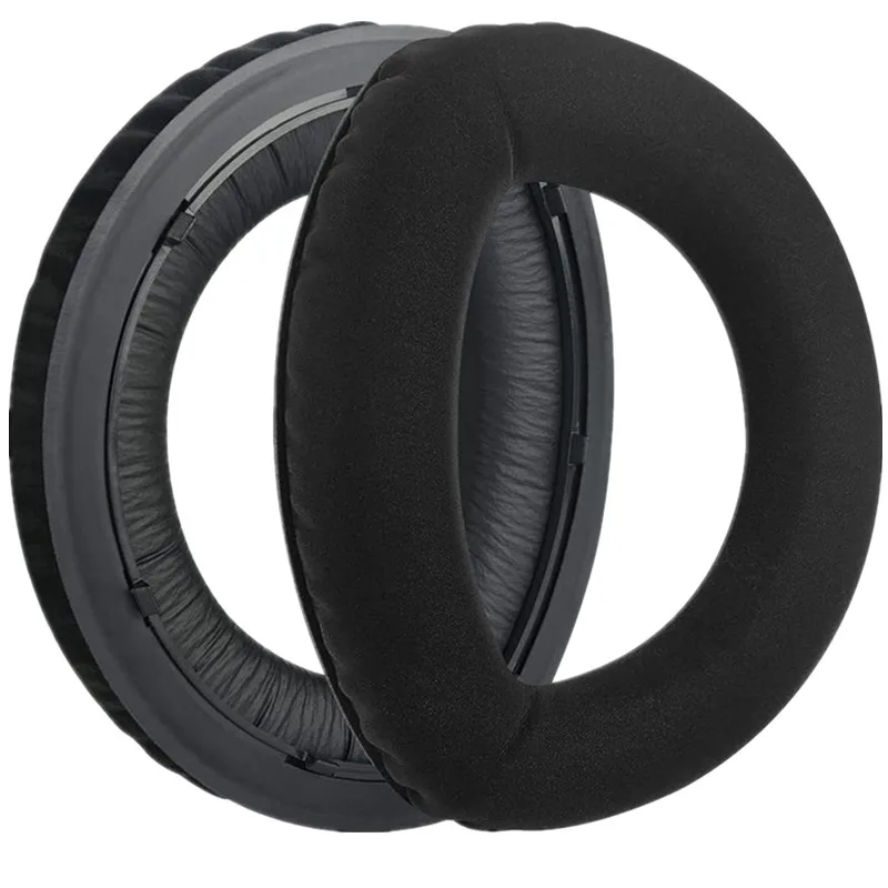Pengganti 1 Pasang Kain Jenis Bantalan Telinga atau Ikat Kepala untuk Sennheiser HD700 Headphone Bantalan Telinga Headset Busa Bantalan Telinga Hitam