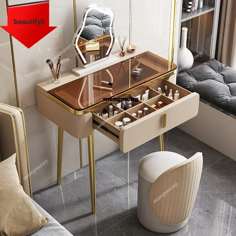 

B53 Makeup Drawers Dressing Table Modern New Apartment Small Dressing Table Mirror Living Room Coiffeuse De Chambre Furniture Ho
