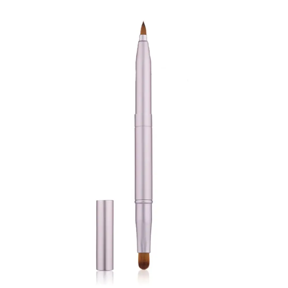 Dustproof Portable Make Up Tool Retractable Women Beauty Lip Gloss Wands Lip Brush Lipstick Applicators Cosmetic Brush