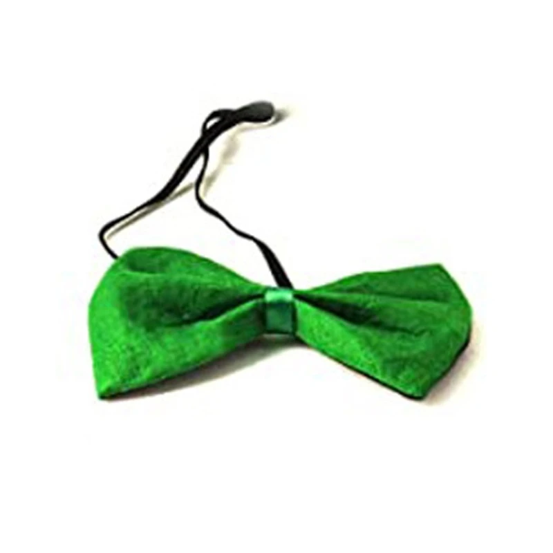 1set Irish Hat with Bowtie Necktie Set Funny Carnivals Party Costume for Adult