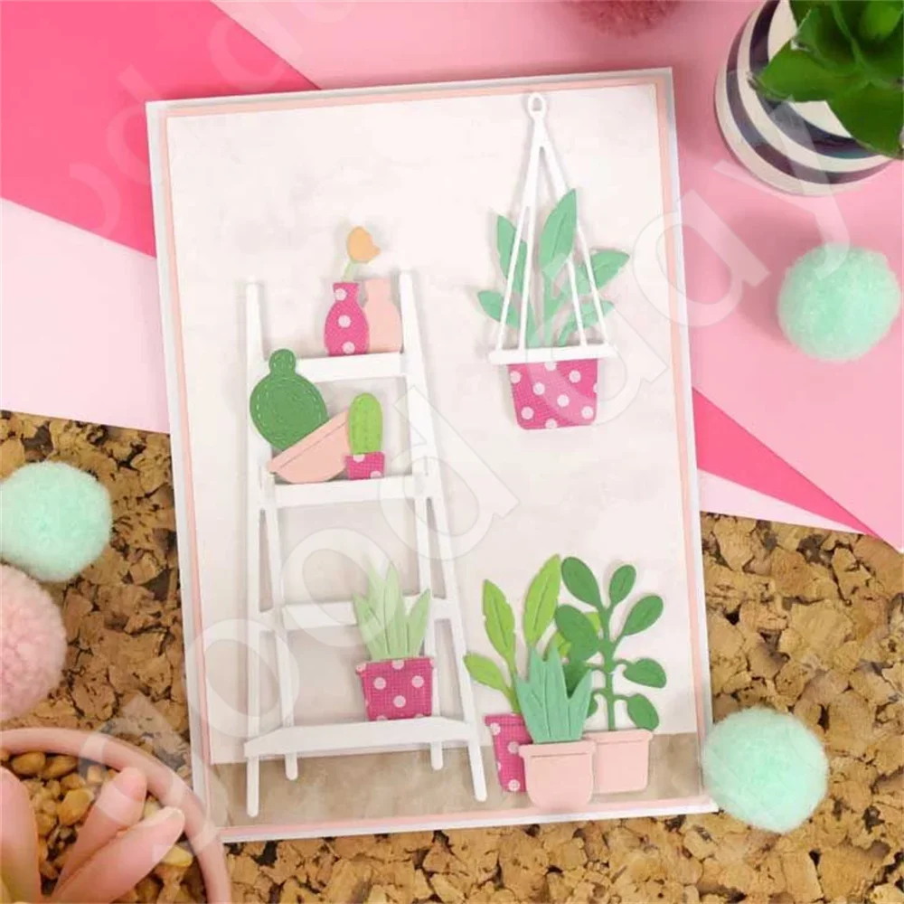 Exquisite picture frame indoor garden metal cutting dies for DIY scrapbook greeting card album decoration handmade embossing