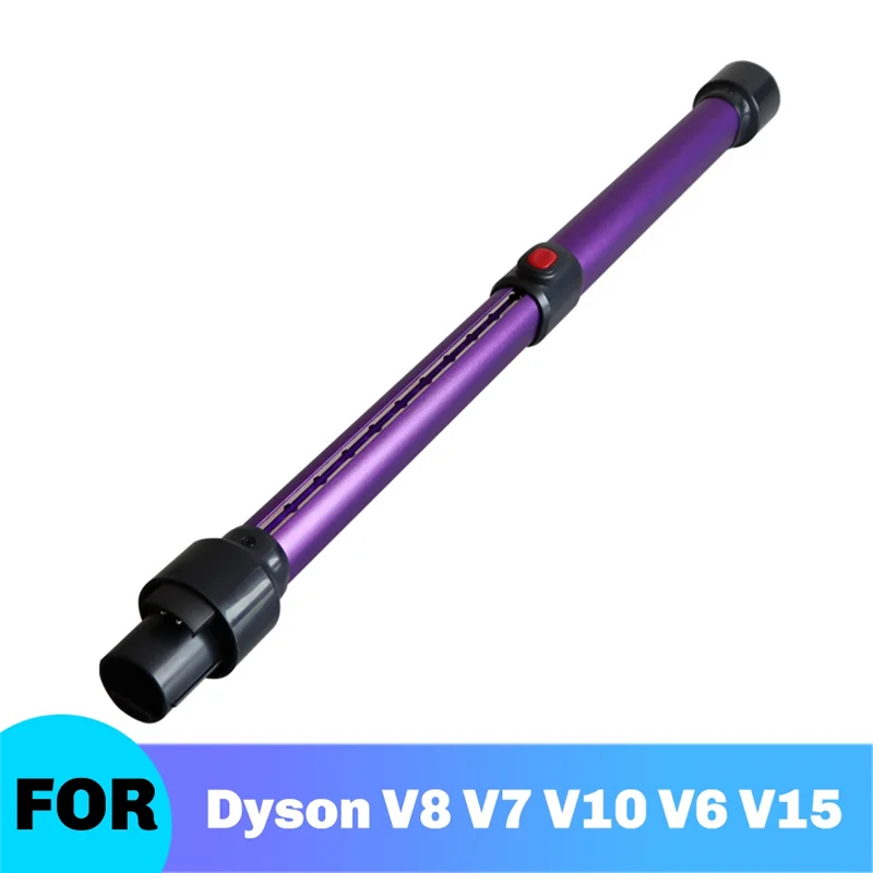 تمديد قضيب ل دايسون V8 V7 V10 V6 V15 اكسسوارات معدنية تلسكوبي الألومنيوم مستقيم الأنابيب دايسون V11 قطع الغيار