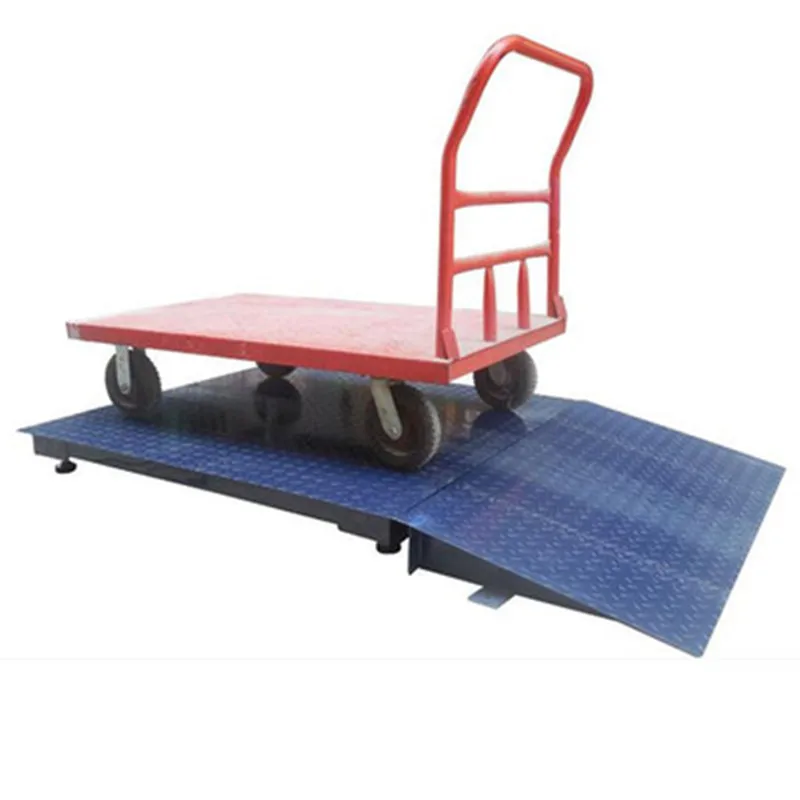 

1 Ton ~10 Ton LED LCD Display Ramp Floor Weighing Scales