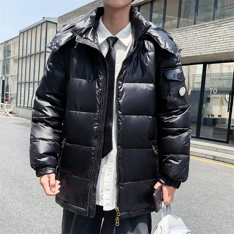 

Premium Men's down Jaet 2025 New Thiened Extreme Cold Du down Outerwear Trendy Brand Youth Large Size Faionable Top