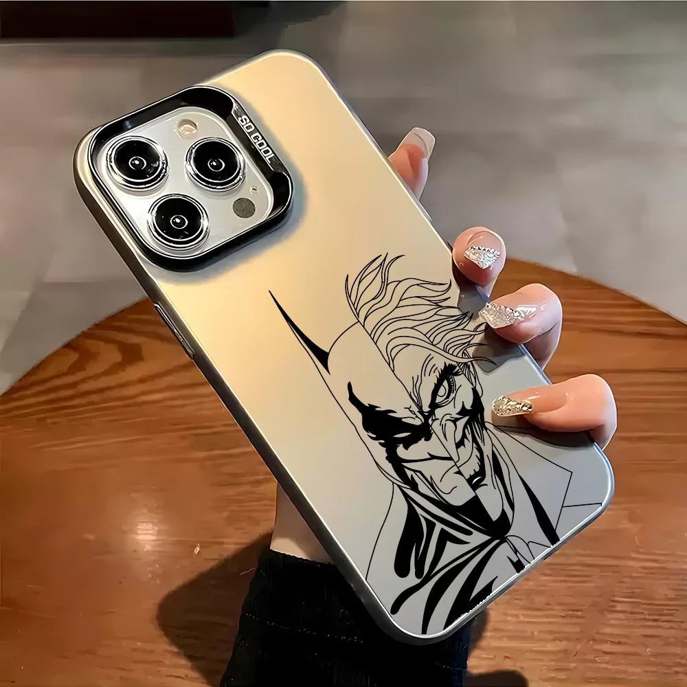 Spider And Joker Laugh Phone Case Case For IPhone 16 15 14 Plus 13 12 11 Pro Max X Xs XR 8 7 Matte Colorful Silver Hard Cover