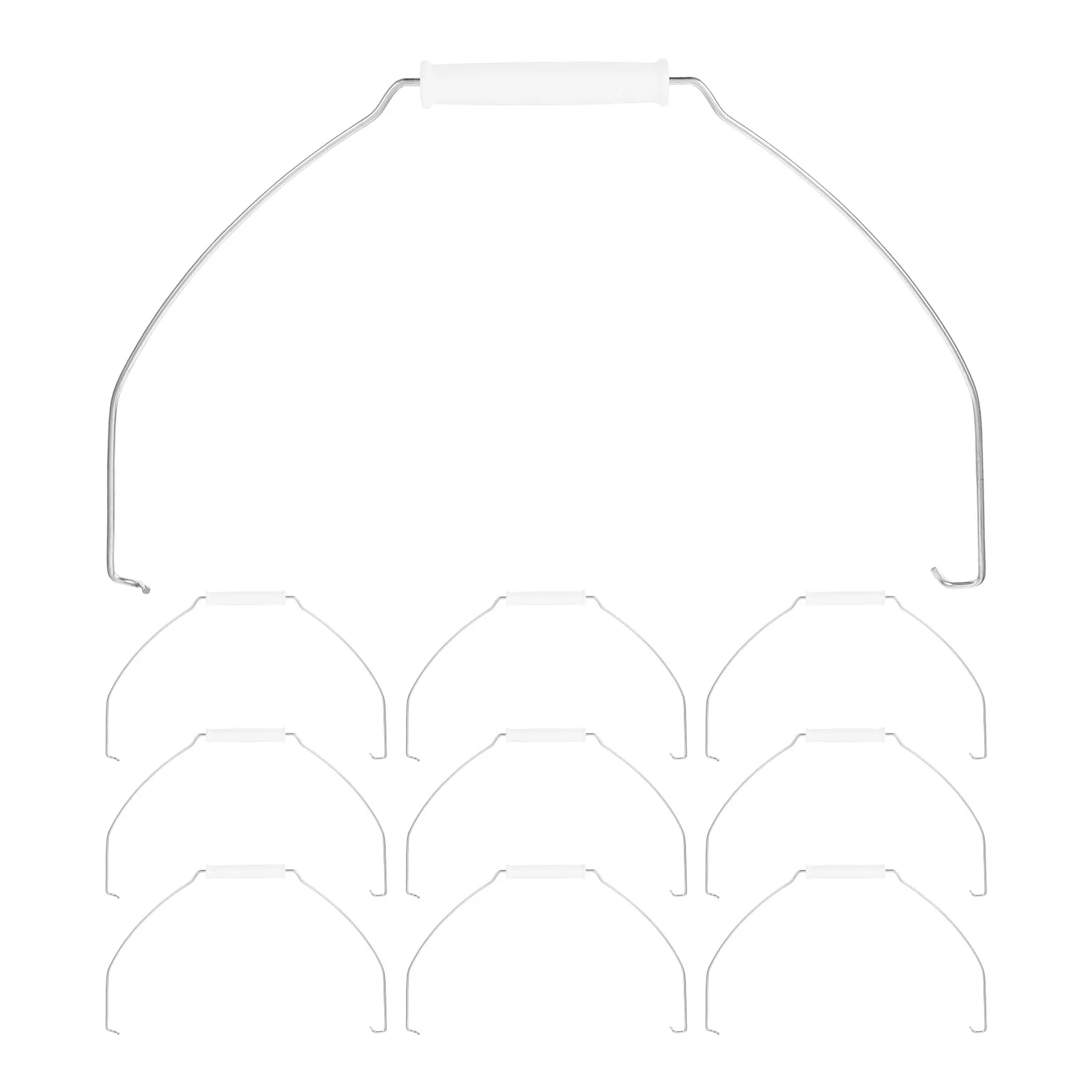 

10 шт. металлических ручек для ведер, усиленные, износостойкие, для бытовых и садовых нужд