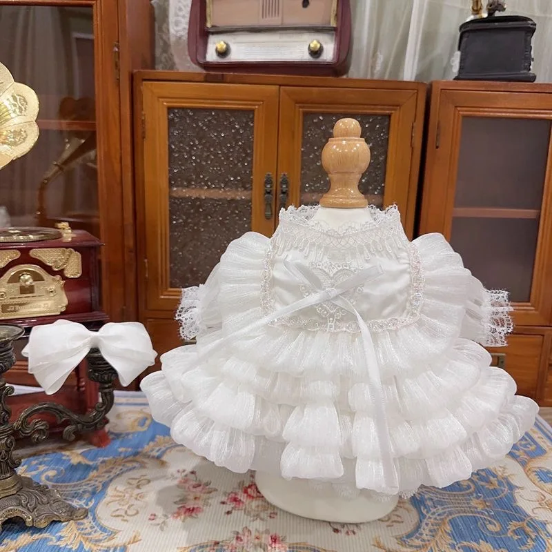 20cm 면 인형 옷, 10mm 인형 드레스 50cm-55cm 리본 인형 스커트 무료 배송