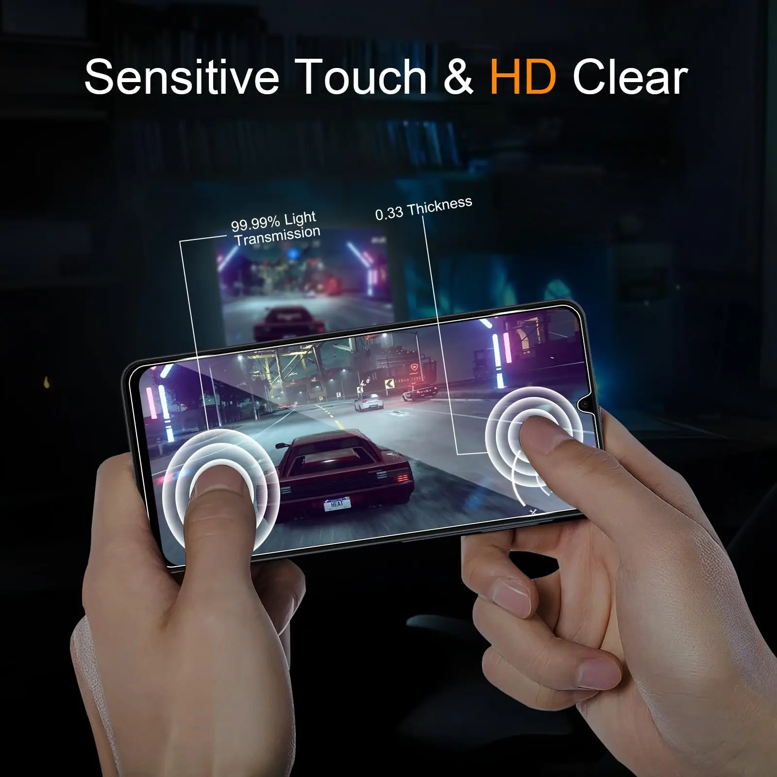 Screen Protector For Samsung Galaxy A07 Tempered Glass HD 9H Transparent Clear Anti Scratch Case Friendly