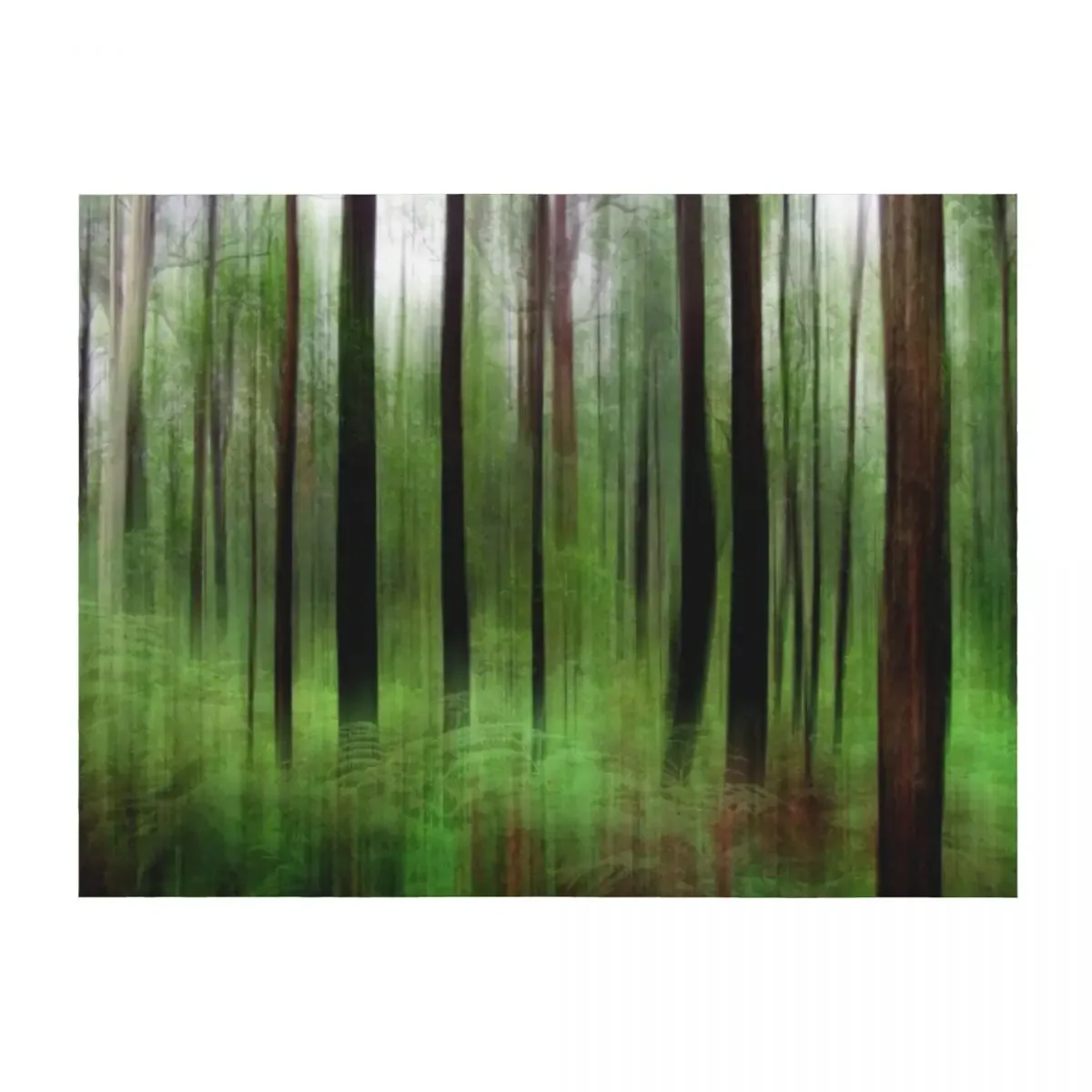 

Eucalypts and Bracken Throw Blanket Luxury anime Personalized Gift Fashion Sofas Blankets
