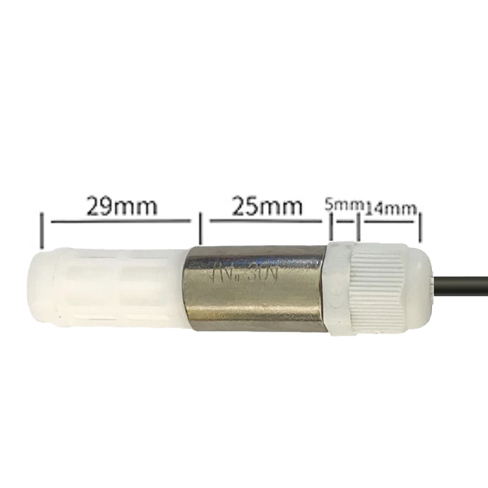 SHT30 Temperature Humidity Sensor Probe Cable PE Shell Digital Capacitance Sensors for Greenhouse 2M Length I2C RS485 Output