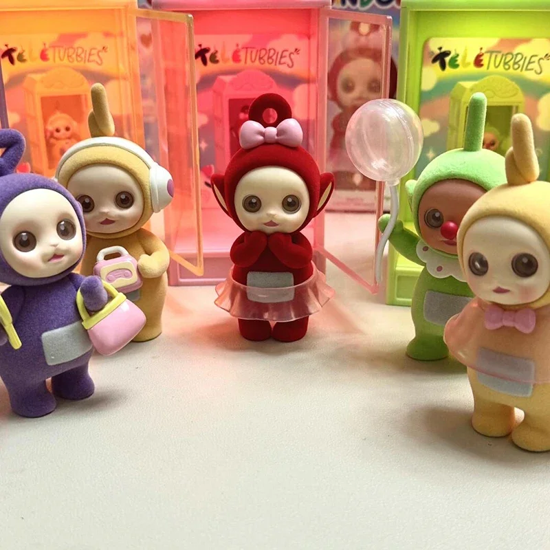 MINISO Teletubbies Showcase Series Blind Box Toys Kawaii Tinky Winky Dipsy Laa Laa Po Doll Mystery Boxes give Kids Surprise Gift