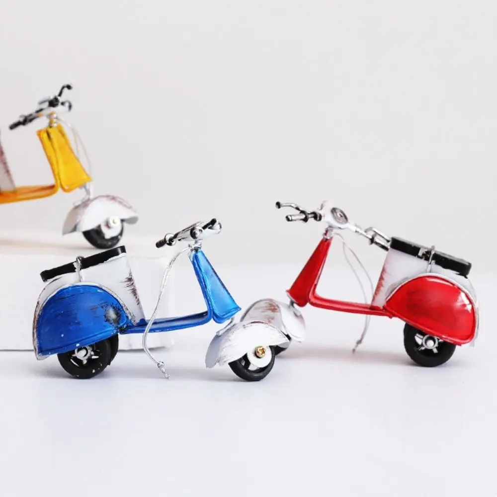 

Mini Iron Motorcycle Model Retro Style Simulation Small Motorcycle Statue Ornament Traffic Toys Vehicle Motorcycle Model