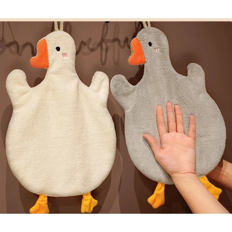 

Duck Hand Towel Goose Towels Hand Towel Washcloth for Children Kids Cute Samll Towels Strong Water Absorption Children Cartoon