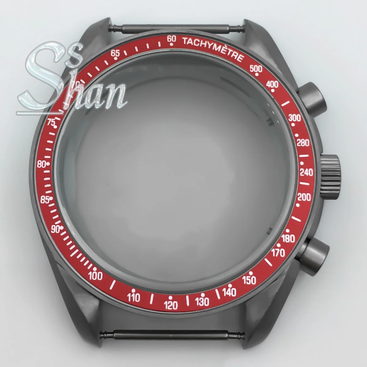 

40mm case chronograph bezel coated glass case accessories watch accessories suitable for replacing VK63 VK63A quartz movements