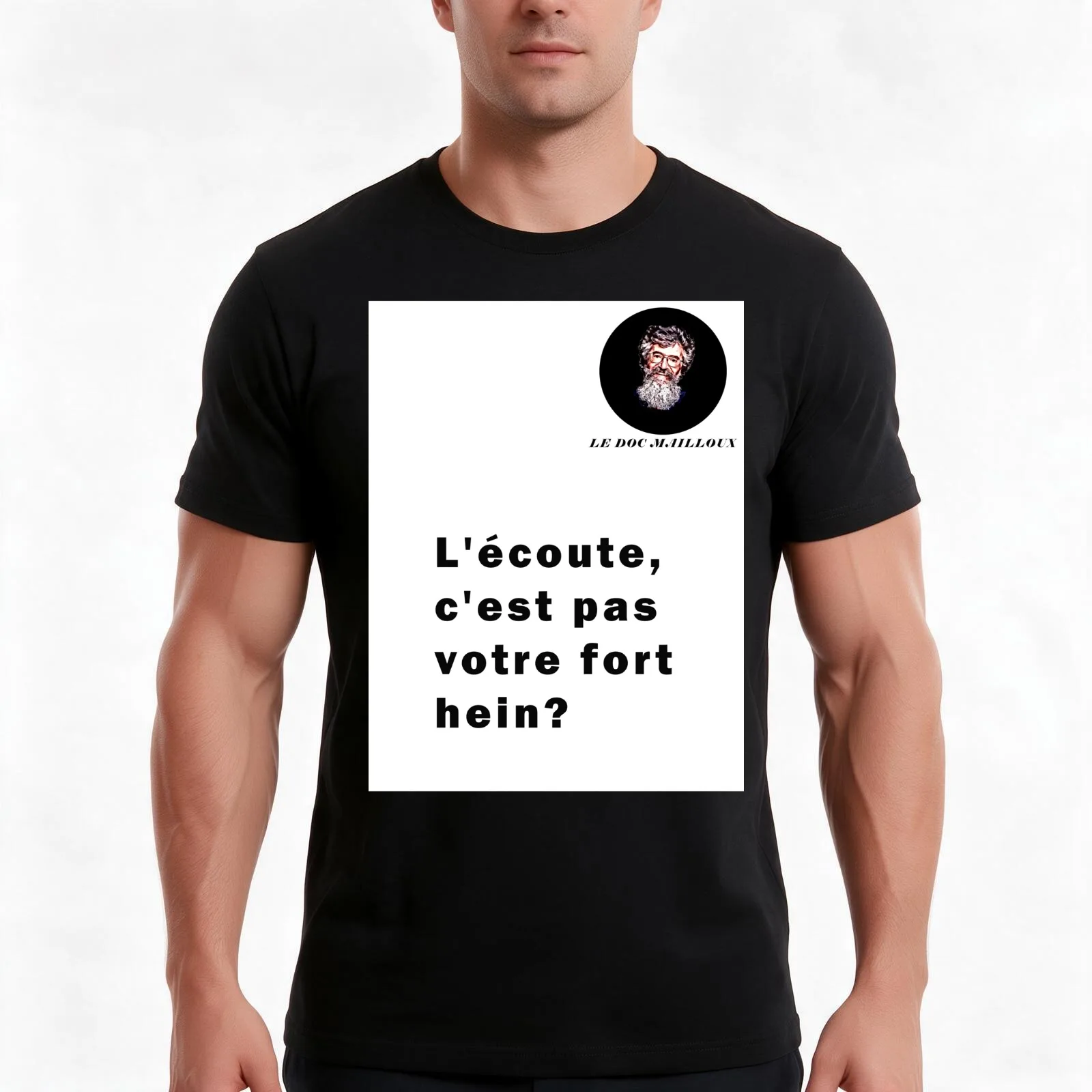 Doc Mailloux - Listening isn't your strong point, is it? T-Shirt, Summer Casual Cotton Tee, Oversized Streetwear Tops