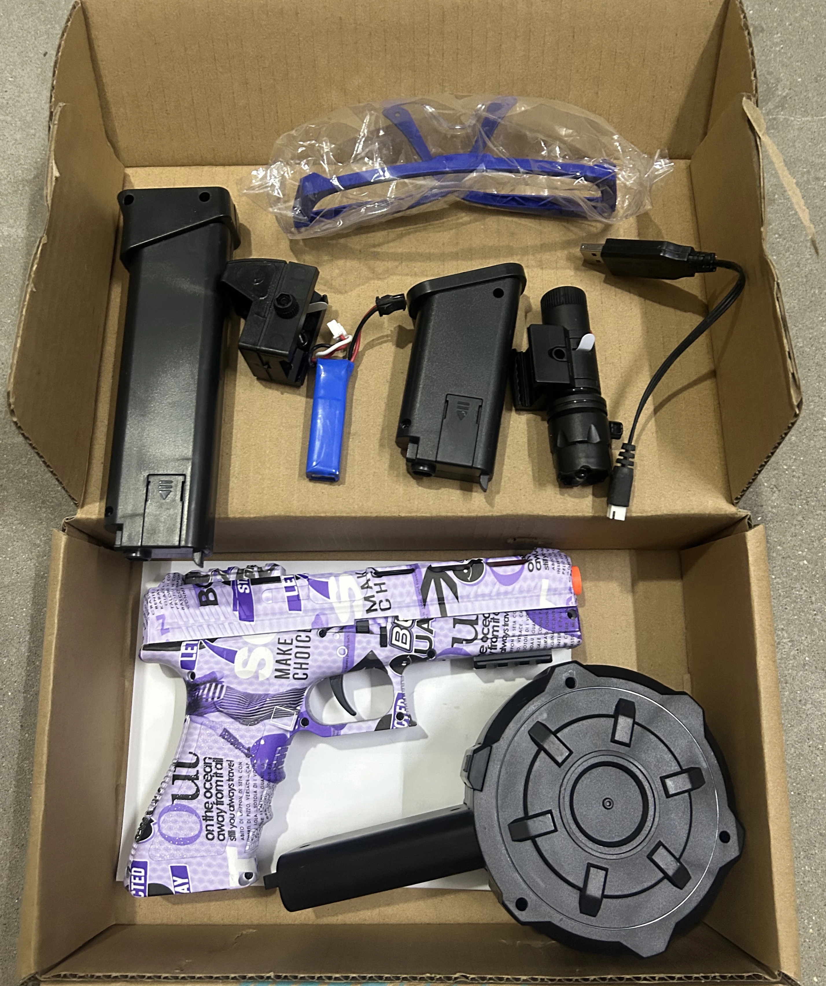 G17 meninos brinquedos armas 7.4v bateria elétrica de alta velocidade contas & bolas arma explosão modelo jogo venda quente