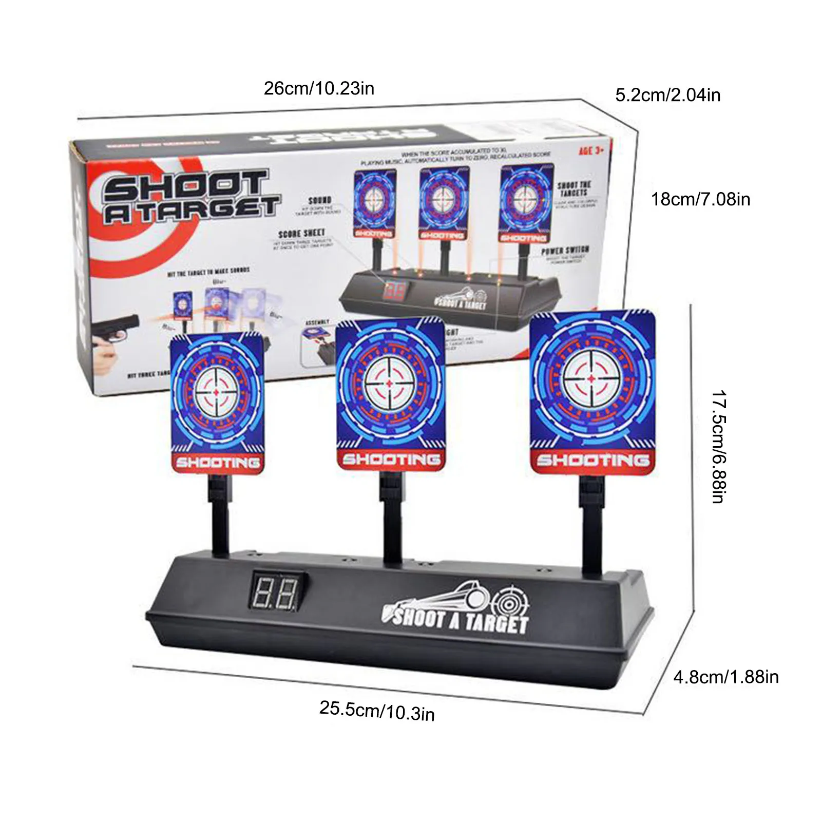ナーズインターホンガン,子供用電気射撃アクセサリー,音とランプのおもちゃ,高精度スコアリング