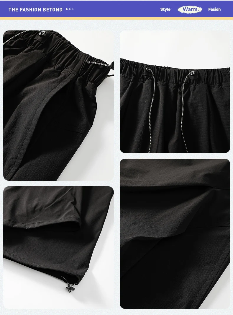 CHRLCK Women's Quick Drying Hiking Pants Spring Summer Fashion Cargo Pants Loose Fishing Camping Cycling Trekking Trousers