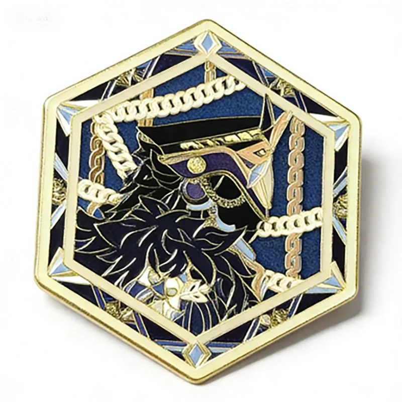 Captain of The Fools Capitano Fan Original Metal Badge Two Dimensional Brooch Accessories Game Merchandise