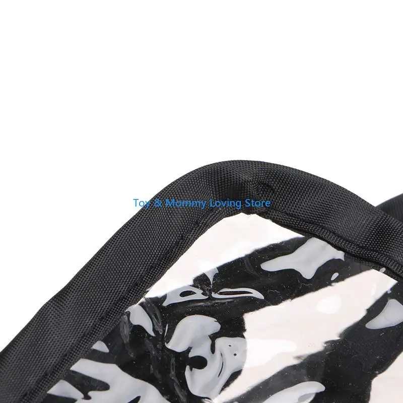 Y1QF クリアユニバーサルベビーカーレインカバートロリー傘レインコートサイド換気ウェザーシールドベビーカーアクセサリー