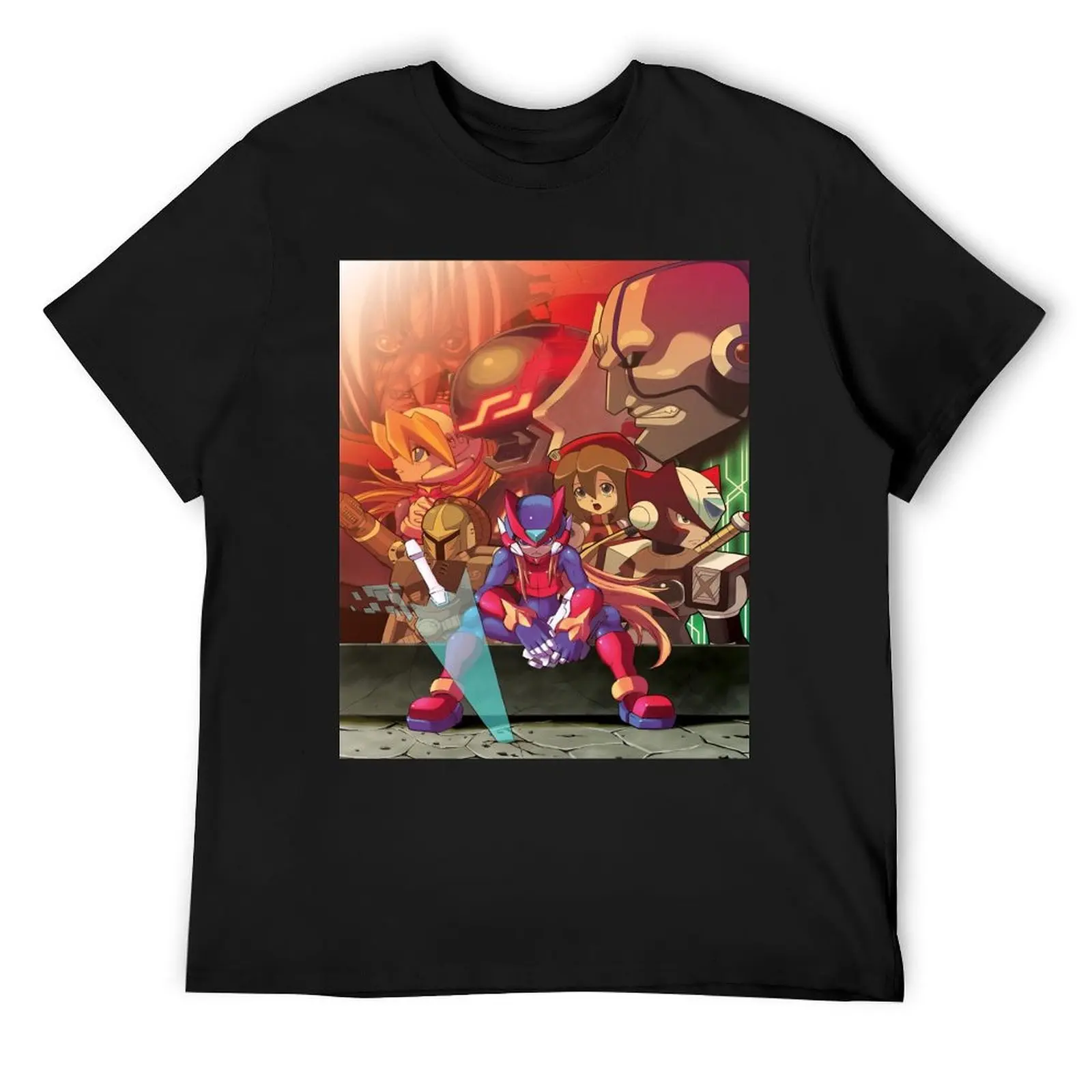 

mega man video game T-Shirt korean fashion custom t shirt mens designer clothes