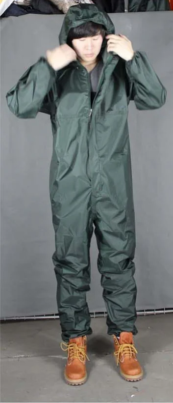 Einteiliger Motorrad-Regenmantel, staubdichte Kleidung, Arbeitskleidung, Spaltung-Regenanzug, Erwachsene, modisch, Overall-Schutzkleidung