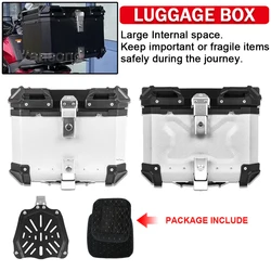 Top Case Aluminum Rear Luggage 45L 55L Tail Box For Most Motorcycles For BMW R1200GS R1250GS ADV For Honda For Voge 900DSX DS525