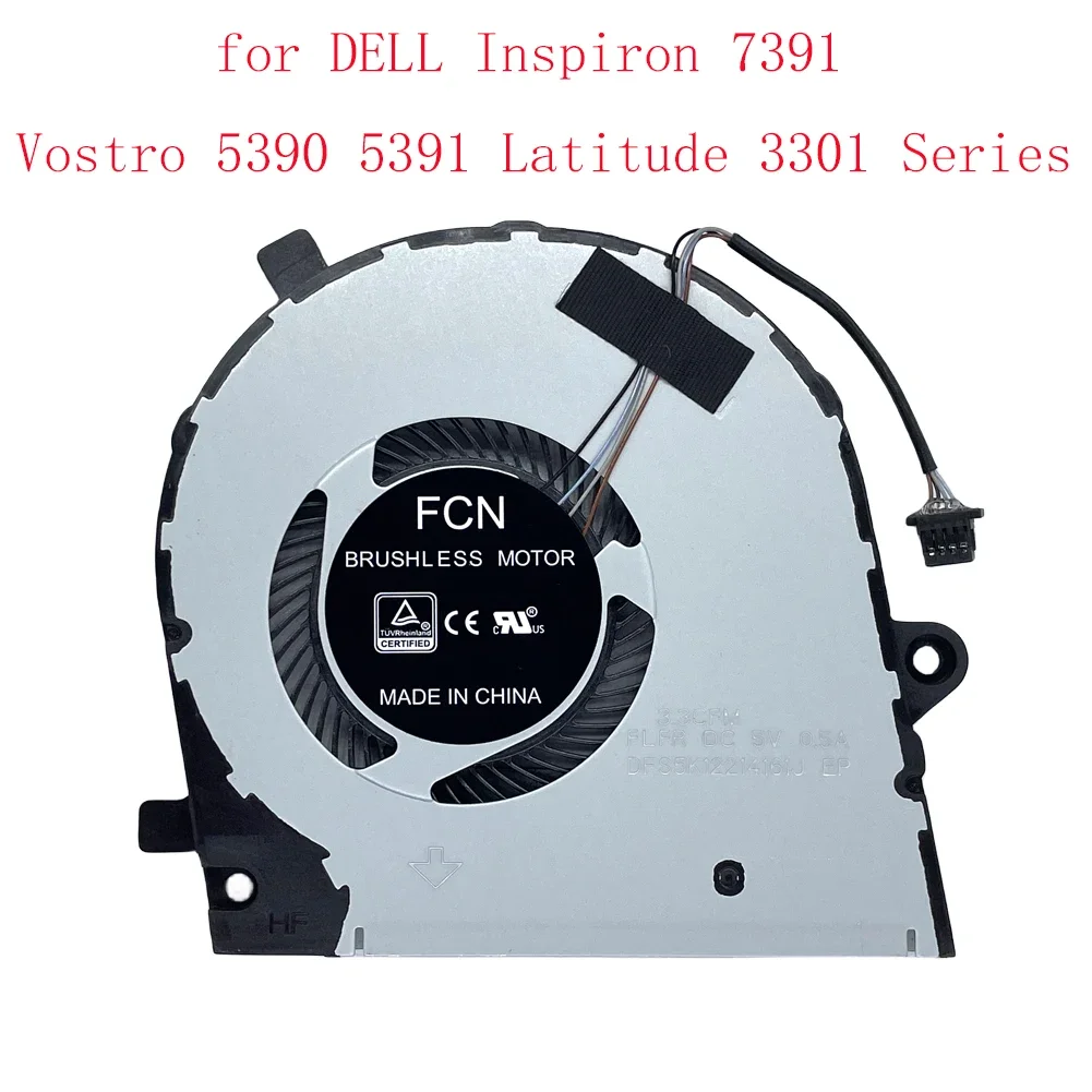 

Вентилятор для процессора ноутбука DELL Inspiron 7391 Vostro 5390 5391 Latitude 3301 Series