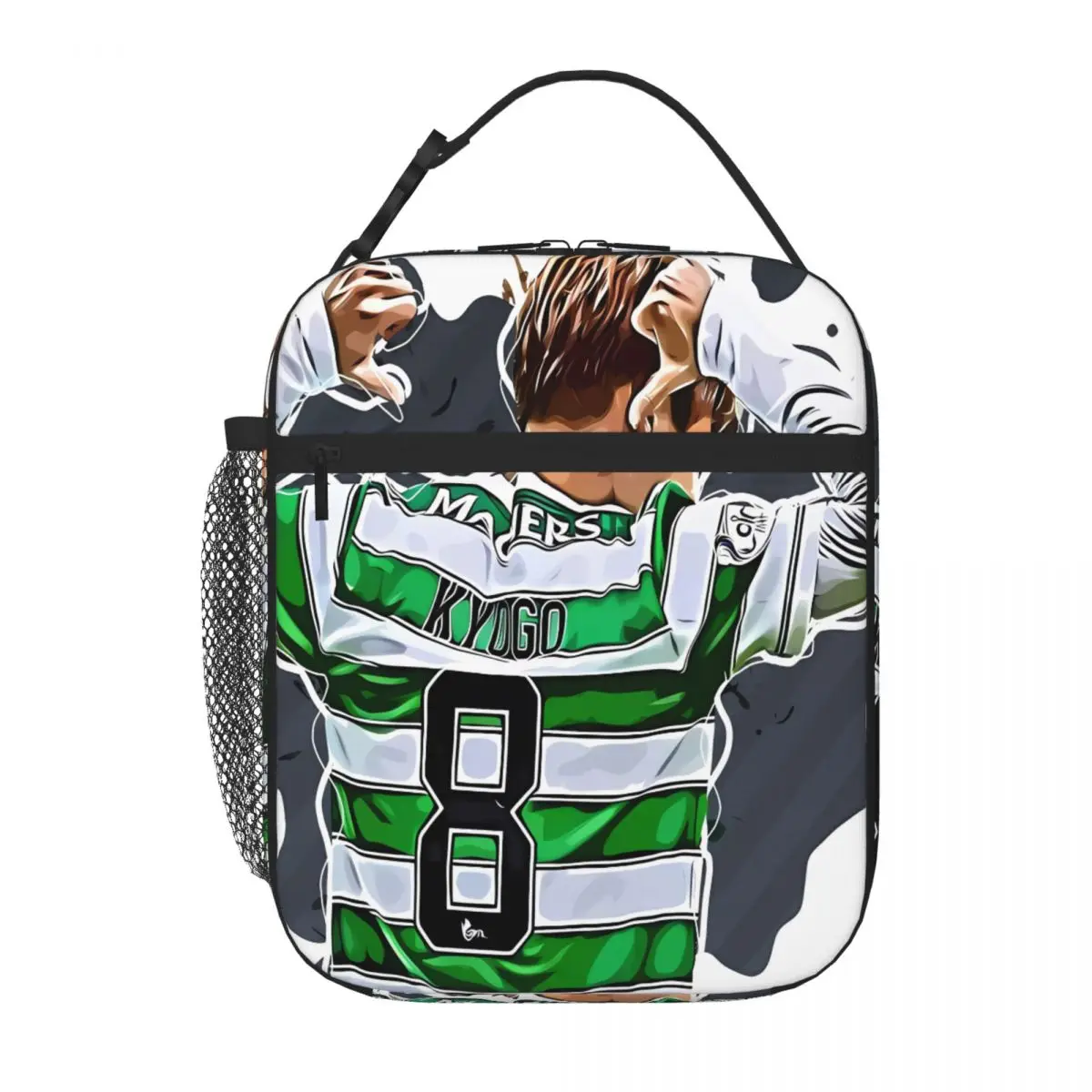 Bestselling Kyogo Furuhashi Marble Print Lightweight Lunch Bag School Break Time Insulated Lunch Pouch
