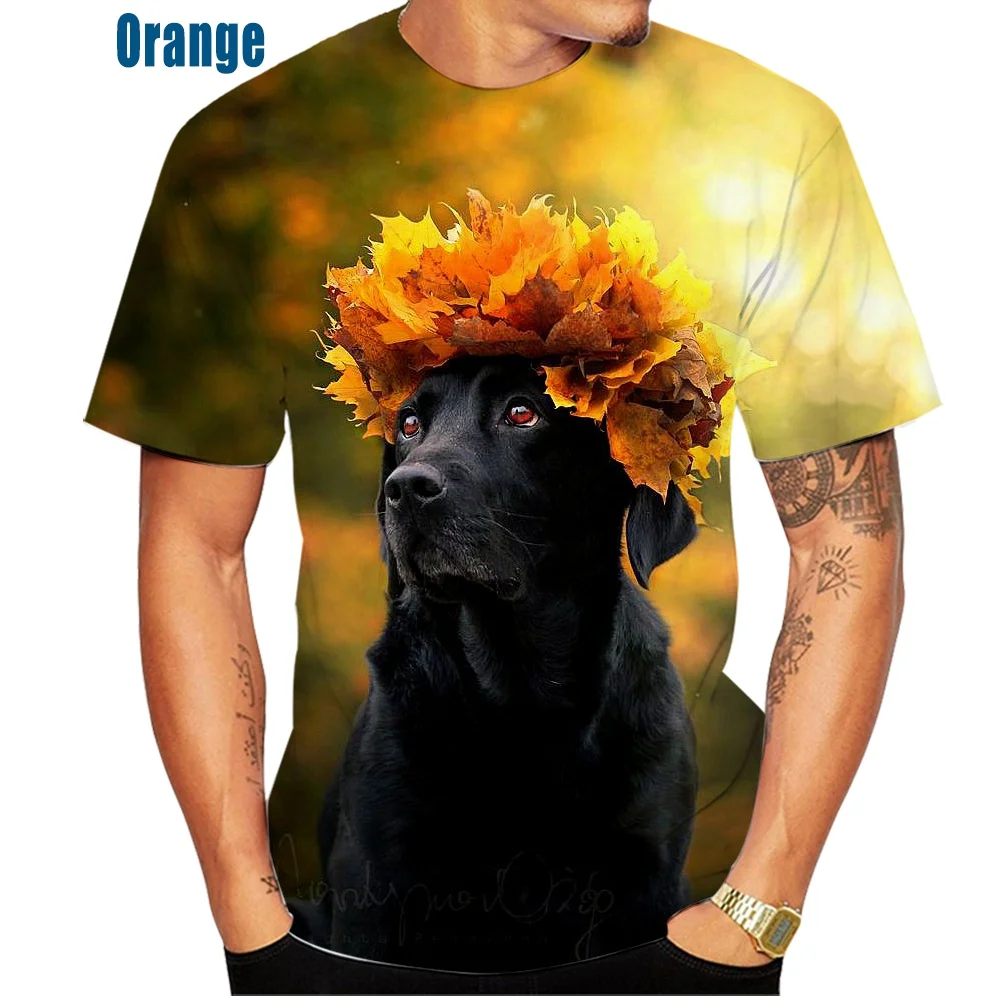 2022 Men and Woman New Labrador Retriever Pet Dog 3D Printing T Shirt Men Summer Funny Casual T Shirt Tops XS~5XL